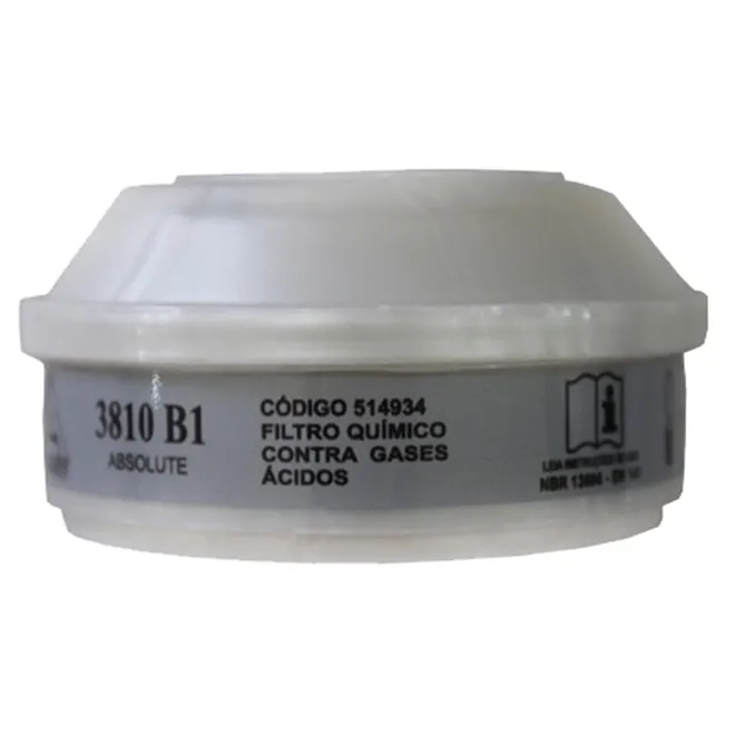 Filtro Químico Gás Ácido 3810 B1 Air Safety 514934