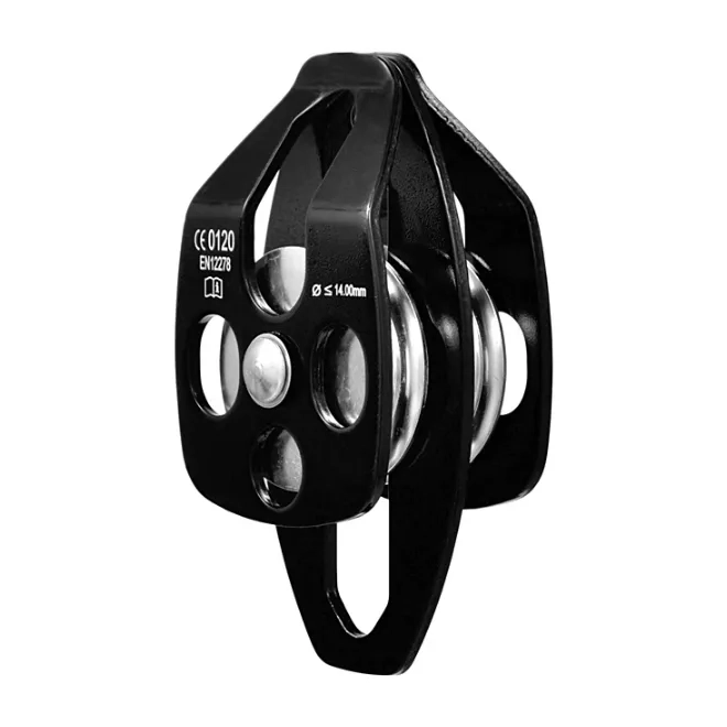 Polia com 2 Pontos de Ancoragem Steelflex STF RD0983 para Resgate e Altura
