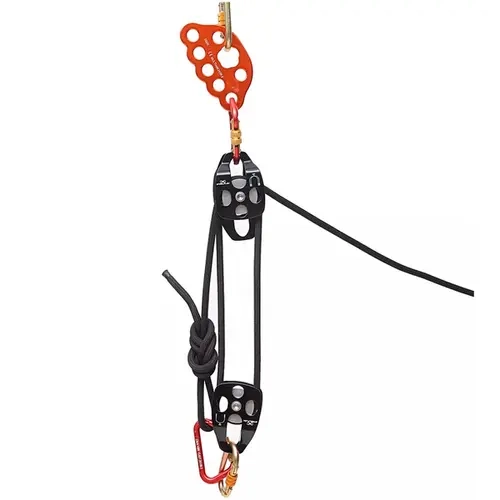 Polia com 2 Pontos de Ancoragem Steelflex STF RD0983 para Resgate e Altura