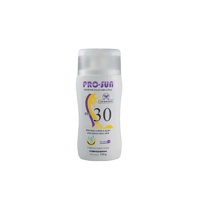 Protetor Solar Com Repelente Fator 30 Pro-Sun 120g
