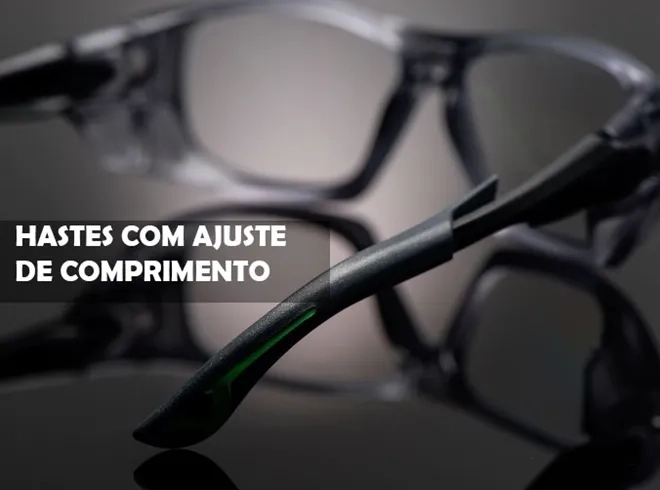 Óculos Univet 5X9 Tamanho Grande Permite Lentes de Grau CA 38095