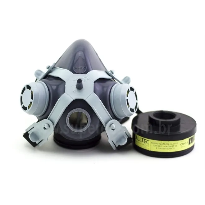 Máscara Alltec Com 1 Filtro CMC-1 Para Vapor Orgânico e Ácido