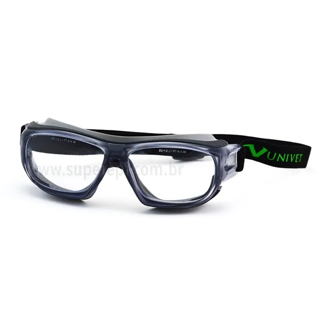 Óculos Univet 5X9E Com Elástico Permite Lentes de Grau CA 37807