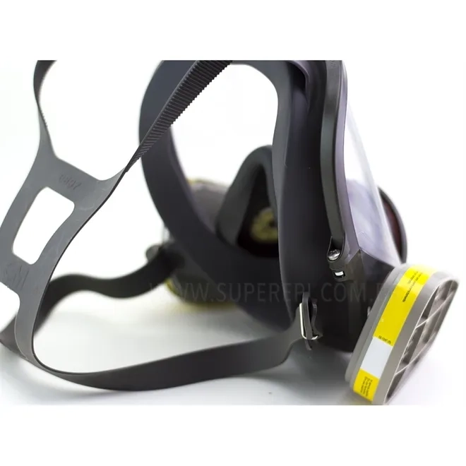 Máscara Facial Inteira 3m 6800 Com Cartuchos 6003 CA 7298