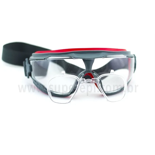 Óculos 3M GG500 GoggleGear Com Clipe de Lente CA 37640-