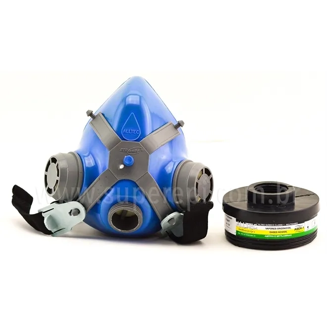 Máscara Alltec 2401 Com 1 Filtro Incluso Para Multigases Abek-1