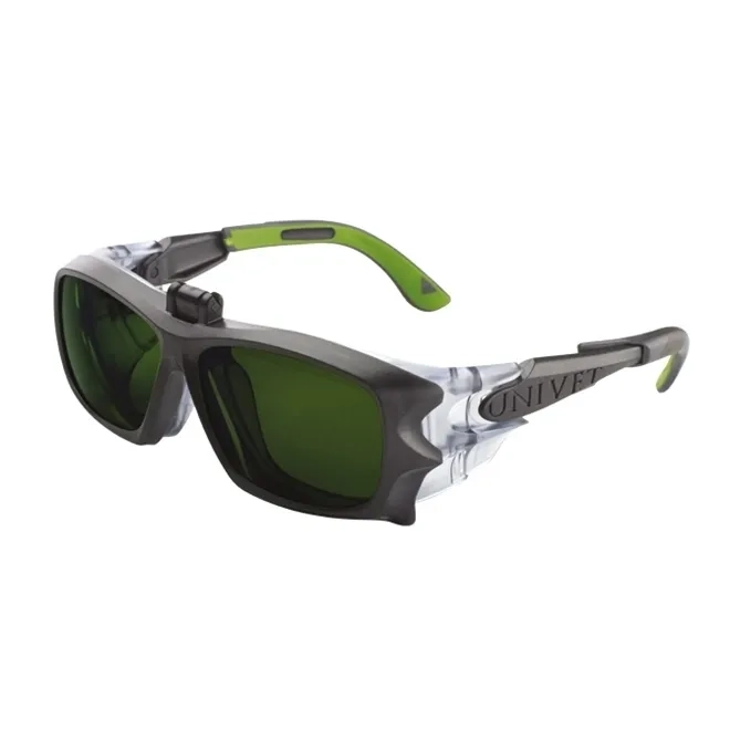 Óculos Univet 5X9 Para Lentes de Grau Com Flip 5X9R Incluso Para Solda e IR