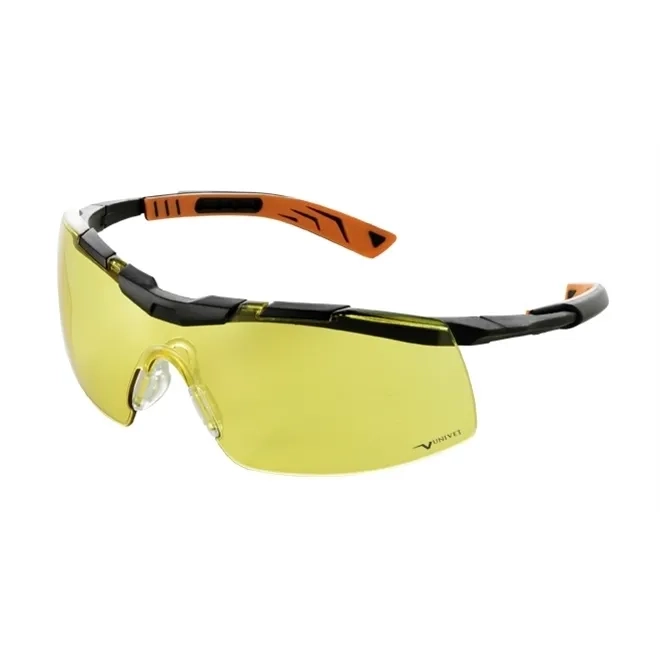 Óculos de Proteção Univet 5X6 Design Esportivo Ambar CA 37020