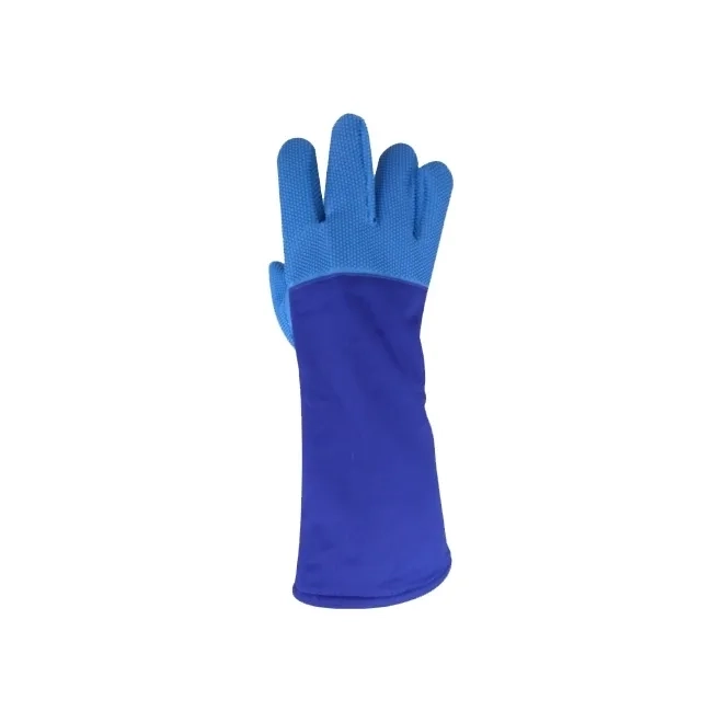 Luva Térmica Até 500º 5 Dedos Com Palma de Silicone Impermeável 45 CM CA 34489