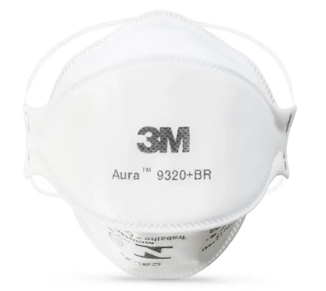 Respirador 3M 9320 PFF2 Sem Válvula Antiembaçante CA 30592