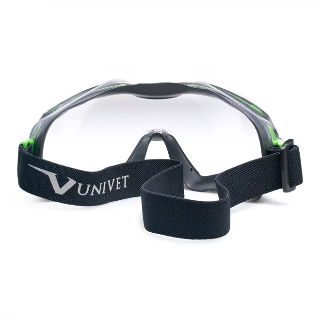 Óculos de Proteção Ampla Visão Univet 6X3 Antiembaçante Extremo Incolor Alto Impacto de Sobrepor 6X3.00.00.00 CA 38.387