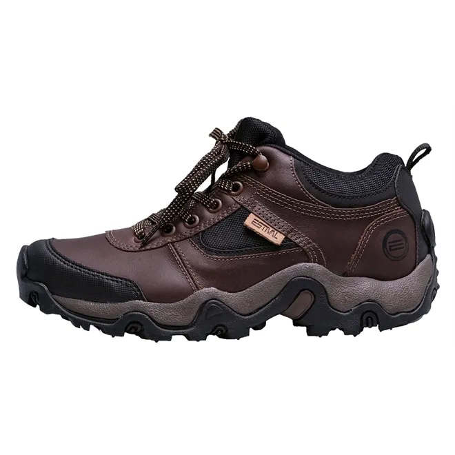 Tênis de Segurança Estival Explorer Dark Brown Em Couro Premium CA 40377