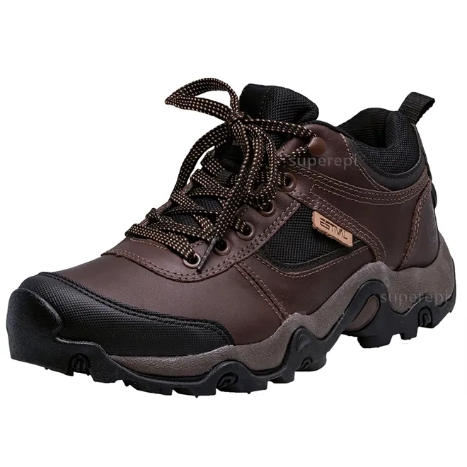Tênis de Segurança Estival Explorer Dark Brown Em Couro Premium CA 40377