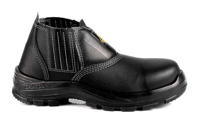 Bota de Segurança Bracol Microfibra e Bico de Composite Acolchoada NR10 Eletricista 4045BELM1600EL CA 38530