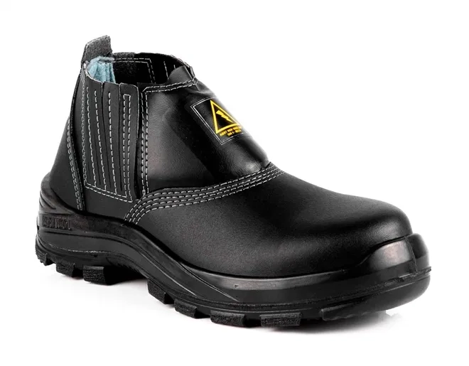 Bota de Segurança Bracol Microfibra e Bico de Composite Acolchoada NR10 Eletricista 4045BELM1600EL CA 38530