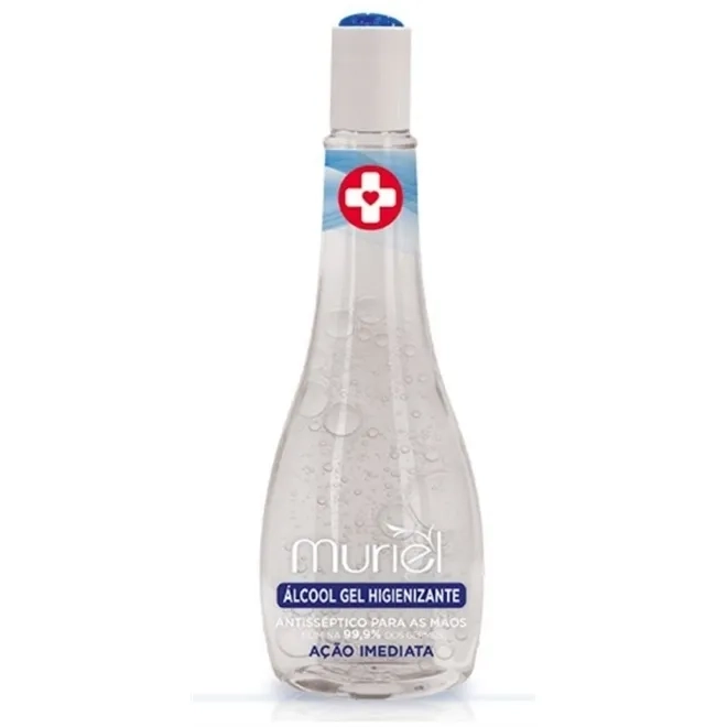 Álcool Gel 70º Anti-Séptico Para as Mãos Muriel 245ML Elimina 99,9% dos Germes