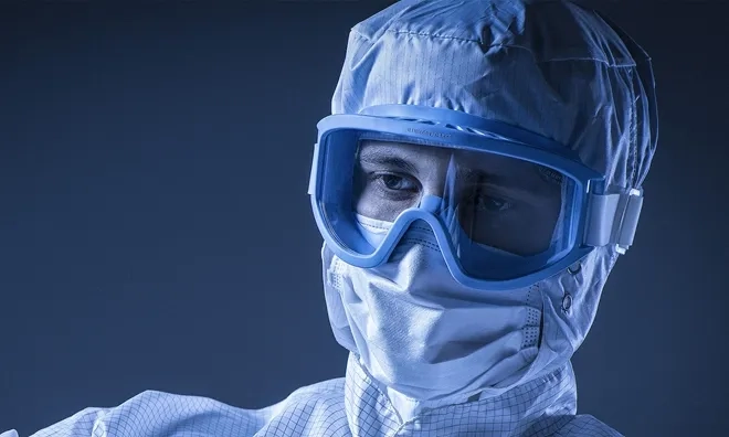 Óculos Univet 611 Sala Limpa Para Ambientes Controlados Antiembaçante 611.S4.30.01 CA 38057