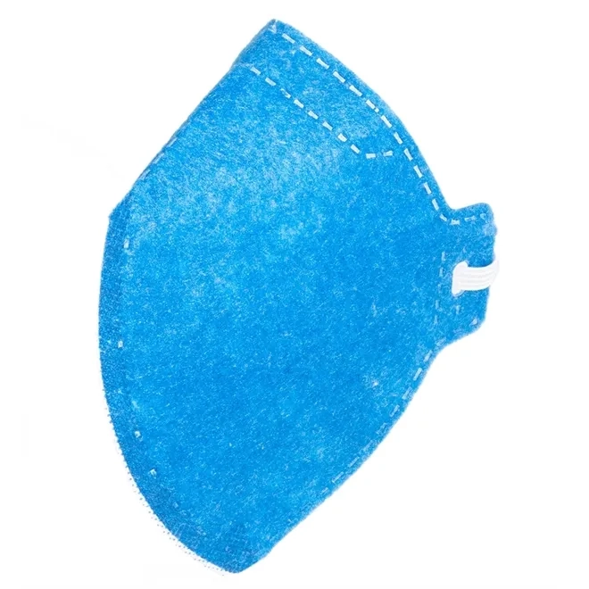 Máscara Respiratória PFF2 Sem Válvula Azul Super Safety CA 44796 Elástico na Orelha