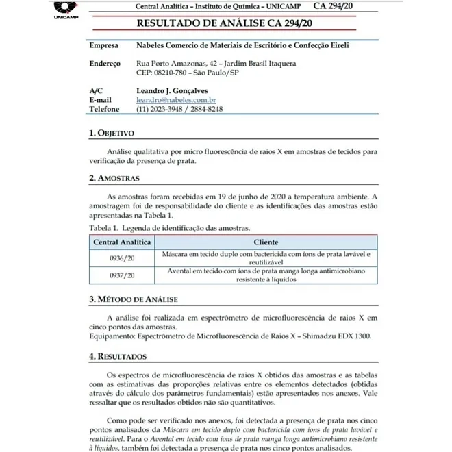 Máscara de Tecido Com Íons de Prata Antiviral e Bactericida Preta Lávavel
