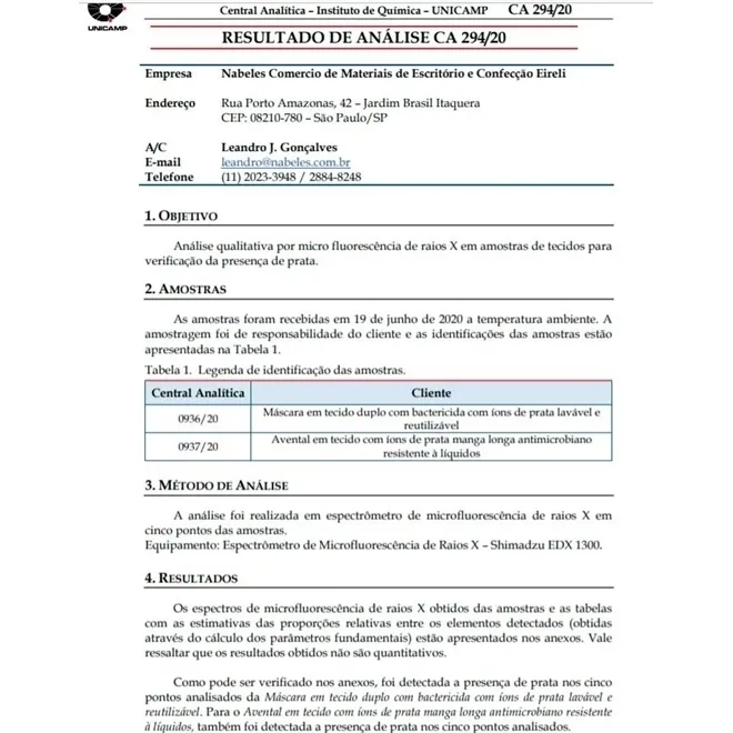 Máscara de Tecido Com Íons de Prata Infantil Antiviral e Bactericida Preta Lavável