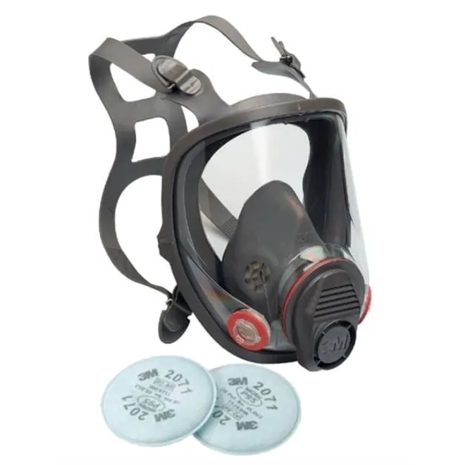 Máscara Facial Inteira 3m 6800 Com Cartuchos 2071 P2 PFF2 Inclusos CA 7298