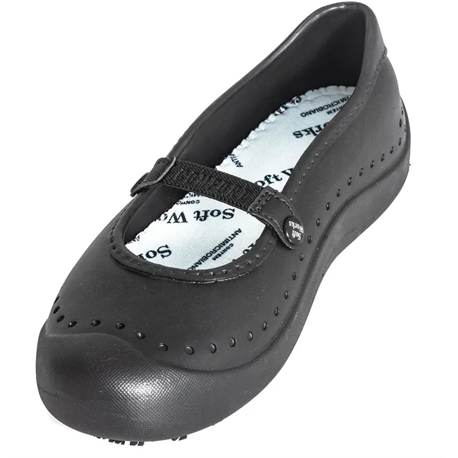 Calçado Feminino Sapatilha Softworks BB51 Solado Antiderrapante Preto CA 43784