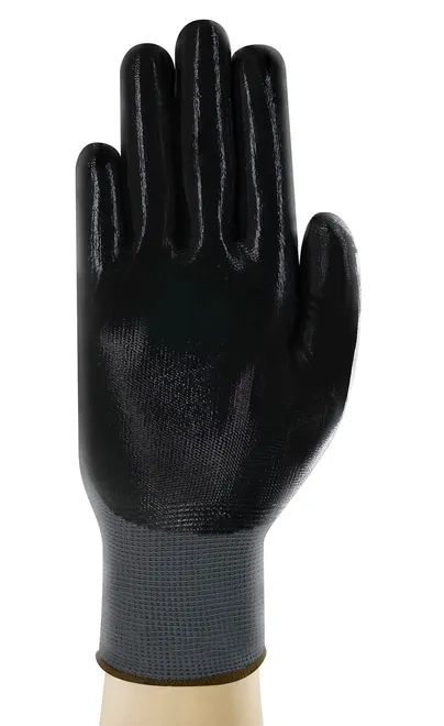 Luva Ansell EDGE 48-128 Nylon e Banho Nitrílico Multiuso, Leve e Confortável CA 38312