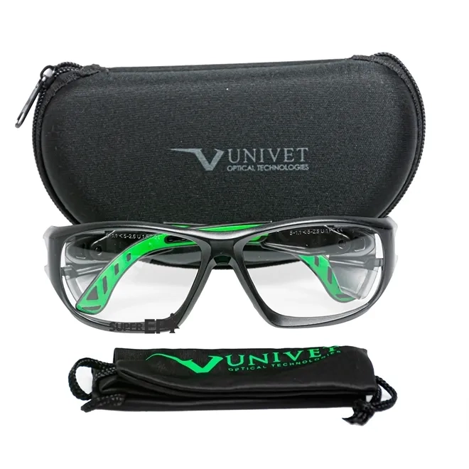 Óculos De Proteção Univet 5X9 Sport Lente Incolor Fotocromática Antiembaçante Com Estojo e Pano