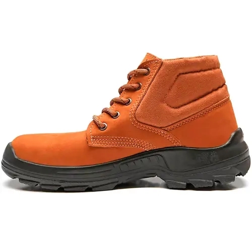 Bota de Segurança Nobuck Fujiwara FHB 4041FHBN4400LG Cor Castor Linha Gold Bico de Pvc CA 43698