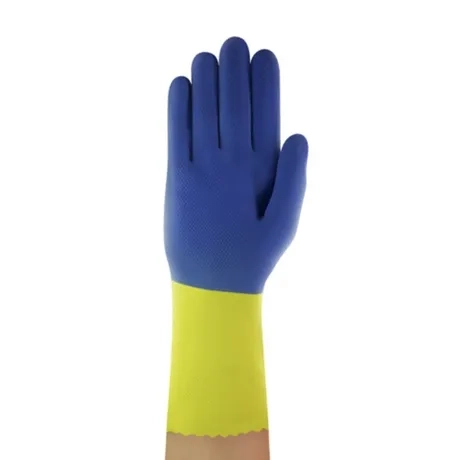 Luva Ansell AlphaTec 87-224 Em Látex com Neoprene Bicolor CA 12872
