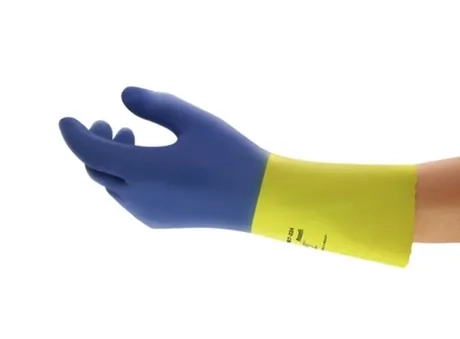 Luva Ansell AlphaTec 87-224 Em Látex com Neoprene Bicolor CA 12872