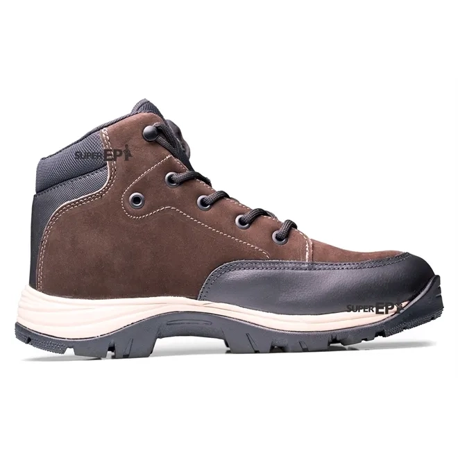 Bota de Segurança Estival Ocean Trail Nobuck Outdoor Marrom Bico de PVC Ca 40376