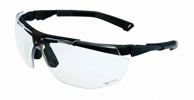 Óculos Militar Univet Kit 5x1 Balístico Zeronoise Esportivo Lente Transparente 5X1B.03.01.00