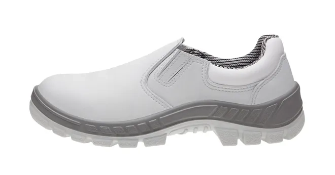 Sapato de Segurança Marluvas 50T19V-BP Branco Com Bico Pvc 100% Couro CA 44350