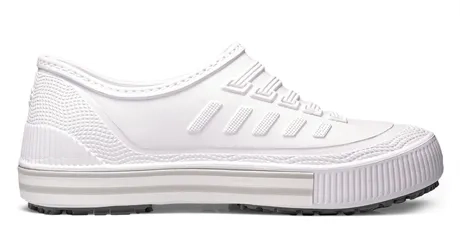 Sapatênis de Segurança BB81 Iate Soft Works Branco Com Faixas Claras Não Escorrega CA 43860