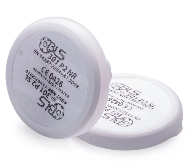 Respirador Kit Para Serviços Gerais BLS Italy 4200 Filtros VO + Ga + P2 Inclusos CA 35553