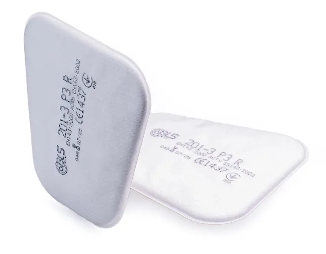 Respirador Kit Completo Para Poeira e Solda BLS Italy 4300 Filtros 201 P3 Inclusos CA 35553