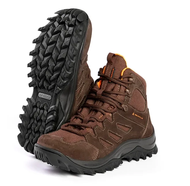 Bota Couro Nobuck Delta Plus Roraima Ob Src Marrom Leve e Resistente a Água