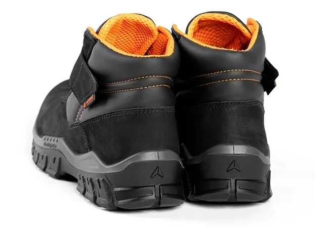 Bota Delta Plus Macaé Sb Src Couro e Velcro Impermeável Bico Composite CA 45509