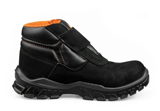 Bota Delta Plus Macaé Sb Src Couro e Velcro Impermeável Bico Composite CA 45509