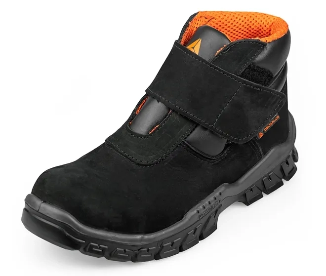 Bota Delta Plus Macaé Sb Src Couro e Velcro Impermeável Bico Composite CA 45509