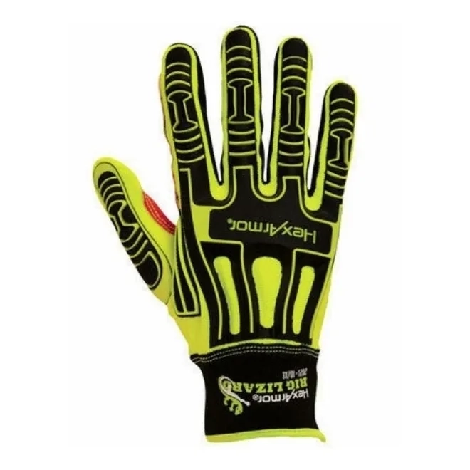 Luva HexArmor Rig Lizard 2021 Contra Impacto e Esmagamentos das Mãos CA 42913