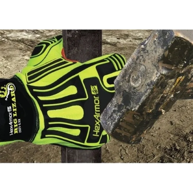 Luva HexArmor Rig Lizard 2021 Contra Impacto e Esmagamentos das Mãos CA 42913
