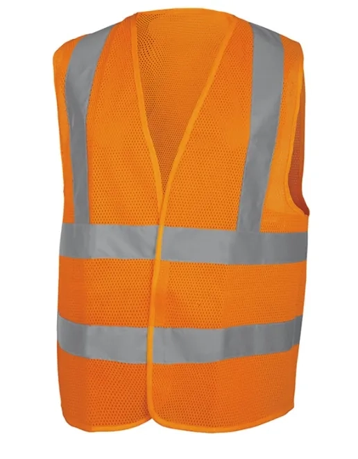 Colete Refletivo Perfurado Laranja Fluorescente Delta Plus GILM3 Classe 2