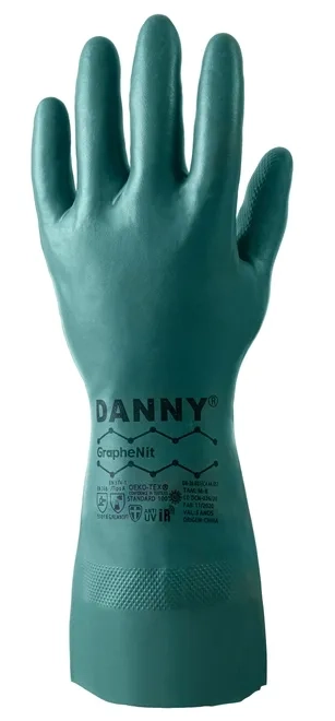 Luva Nitrílica Com Grafeno Danny GrapheNit Com Forro DA-36.801 CA 44051 Caixa 12 ou 36 Pares