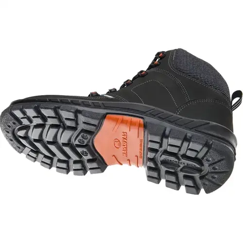 Bota de Segurança em Couro Nobuck Marluvas 75BPR26-CLI-CNG-BP Bico de Pvc Grafite CA 39251