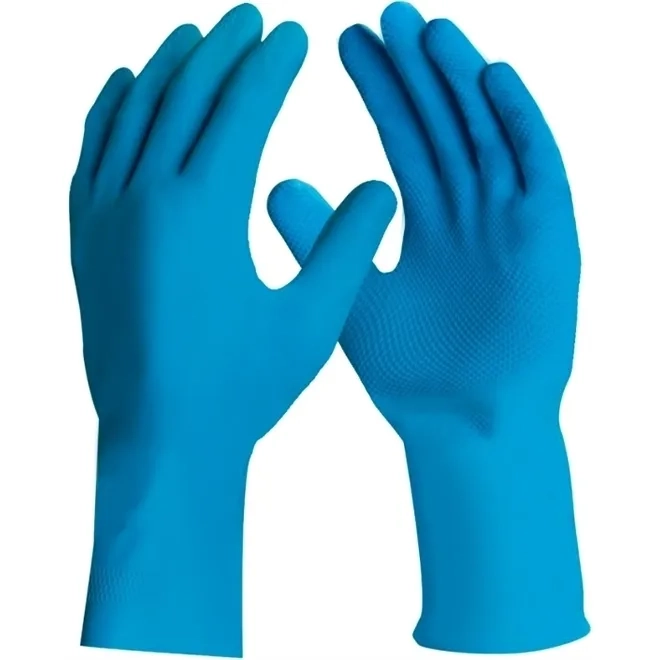 Luva Silver Grip Danny Látex Natural Sem Forro DA-360 CA 40730 Atacado - Azul