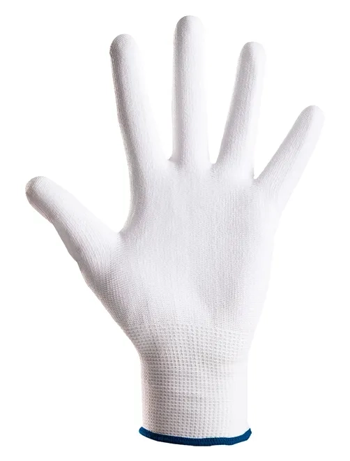 Luva FlexTactil Branca Danny Nylon com Pu - Caixa  CA 29014