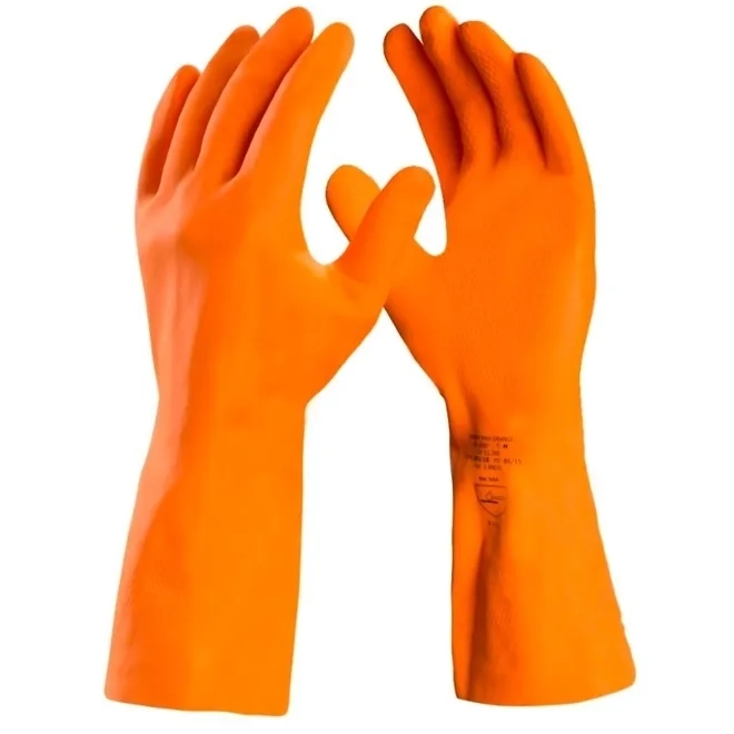 Luva Max Orange Danny Espessura Reforçada e Resistente CA 11286 Caixa