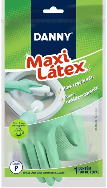 Luva de Segurança Maxi Látex Danny Maior Espessura e Resistência DA-300 CA 13301